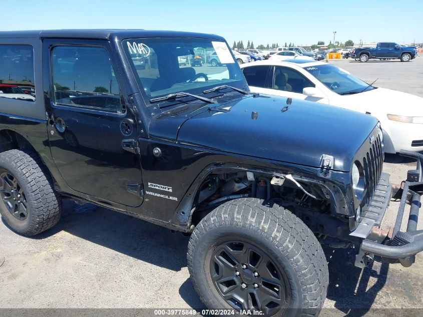 2014 Jeep Wrangler Sport VIN: 1C4AJWAG0EL135579 Lot: 39775849