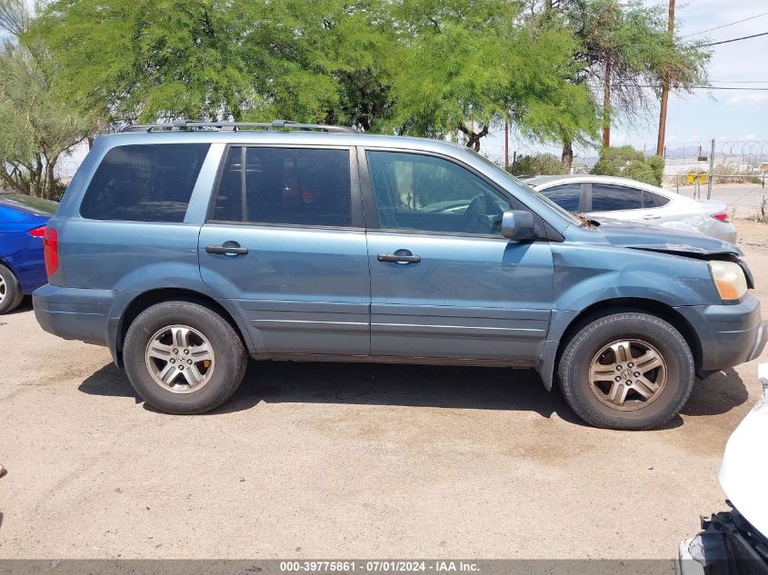 2005 Honda Pilot Ex VIN: 2HKYF184X5H501258 Lot: 39775861