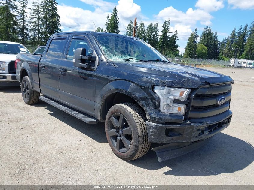 2017 FORD F-150 LARIAT - 1FTFW1EF0HKC25708