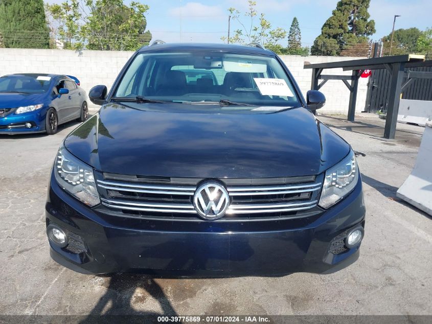 2016 VOLKSWAGEN TIGUAN SE - WVGAV7AX7GW523612