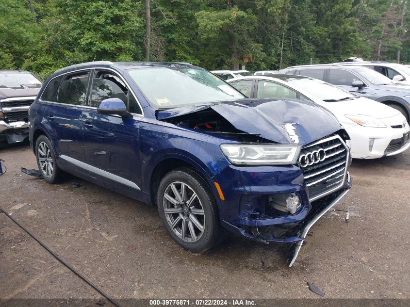 2019 Audi Q7 45 Se Premium VIN: WA1AHAF75KD038191 Lot: 39775871