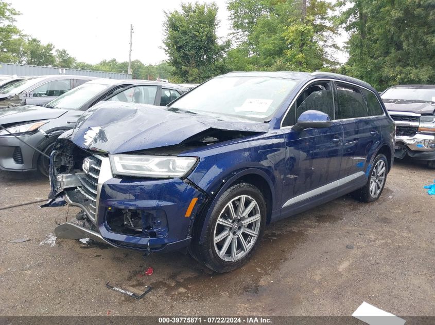 2019 Audi Q7 45 Se Premium VIN: WA1AHAF75KD038191 Lot: 39775871