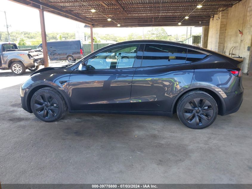 2024 Tesla Model Y Long Range Dual Motor All-Wheel Drive VIN: 7SAYGDEEXRA292247 Lot: 39775880