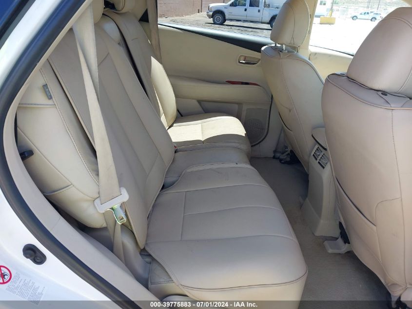 2010 Lexus Rx 350 VIN: 2T2BK1BA3AC018431 Lot: 39775883