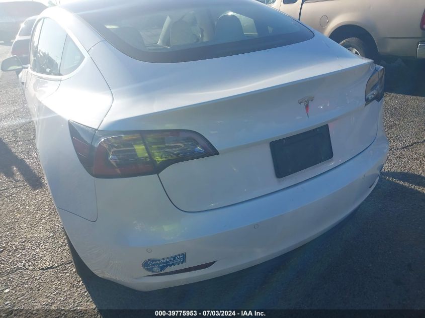 2020 Tesla Model 3 Standard Range Plus Rear-Wheel Drive/Standard Range Rear-Wheel Drive VIN: 5YJ3E1EA7LF806834 Lot: 39775953