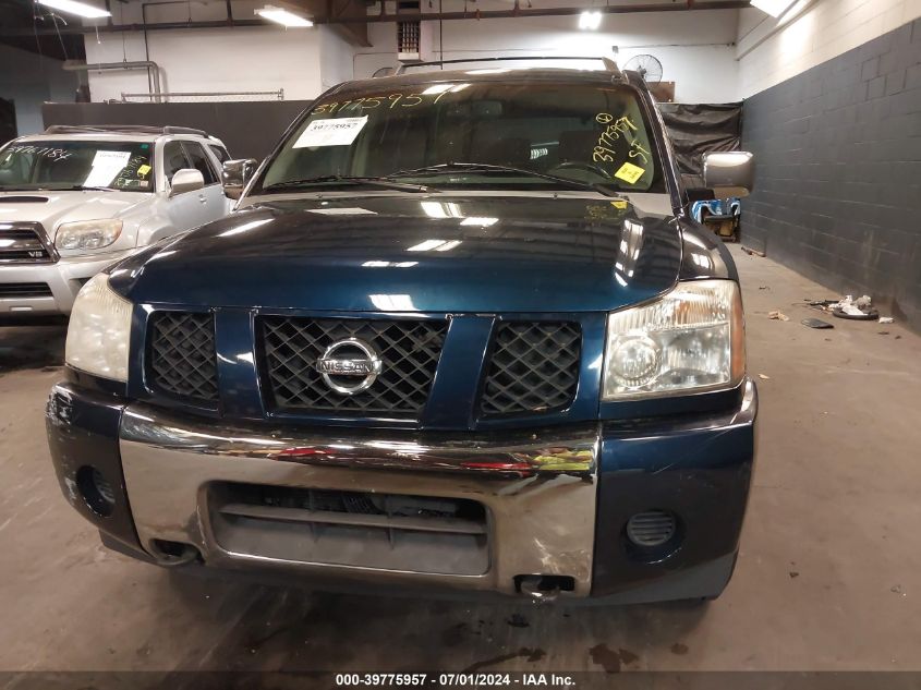 2006 Nissan Armada Se VIN: 5N1AA08B26N703078 Lot: 39775957