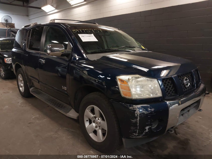2006 Nissan Armada Se VIN: 5N1AA08B26N703078 Lot: 39775957
