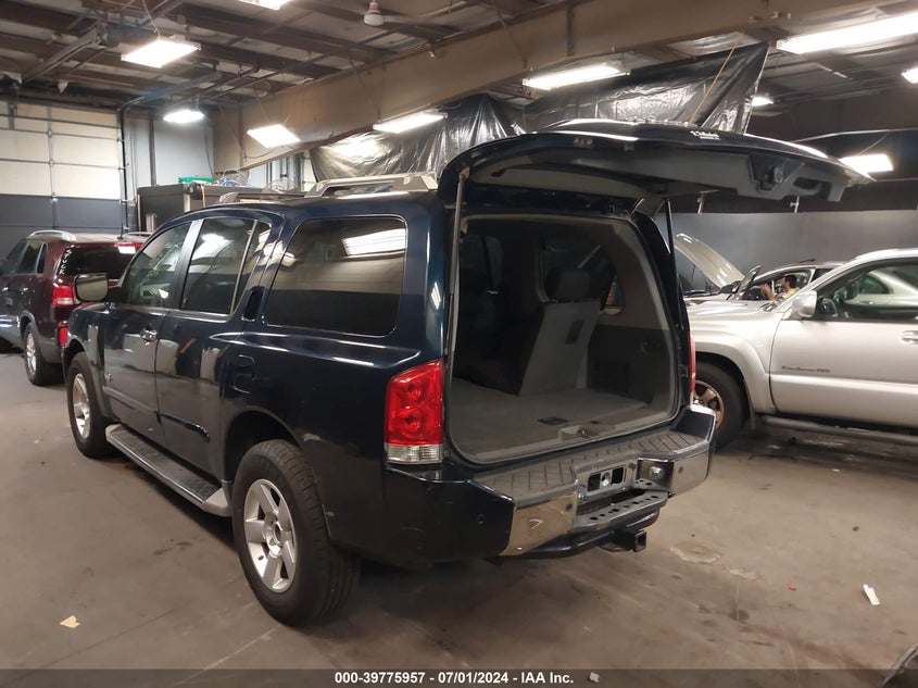 2006 Nissan Armada Se VIN: 5N1AA08B26N703078 Lot: 39775957