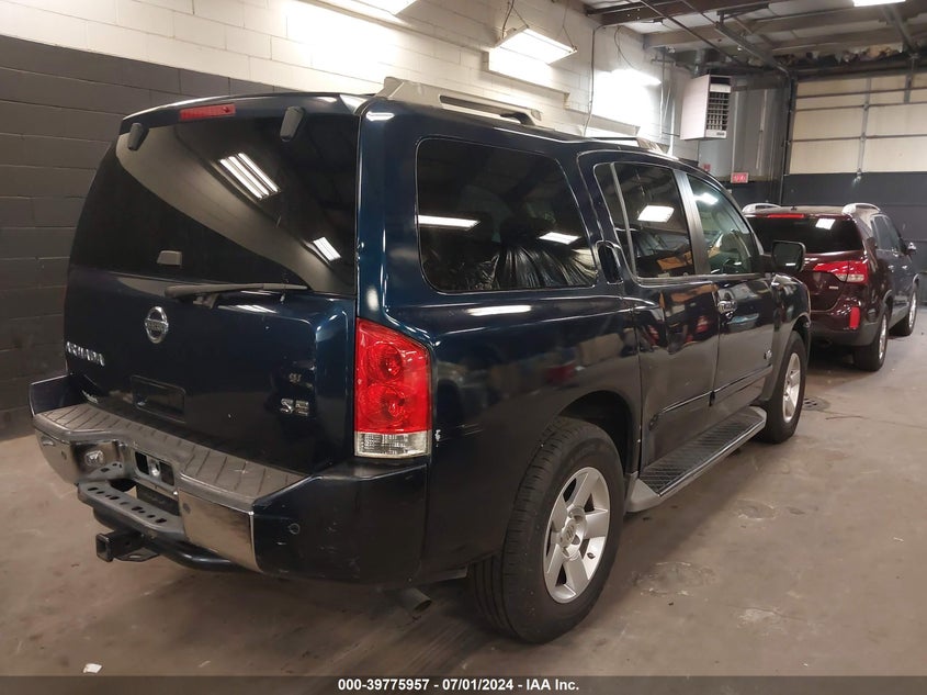 2006 Nissan Armada Se VIN: 5N1AA08B26N703078 Lot: 39775957