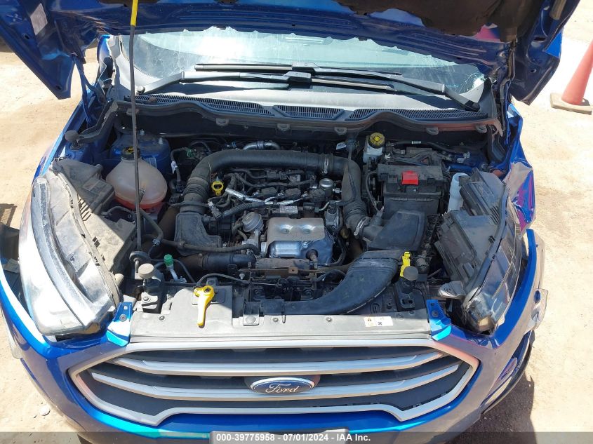 2018 Ford Ecosport Se VIN: MAJ3P1TE0JC179703 Lot: 39775958