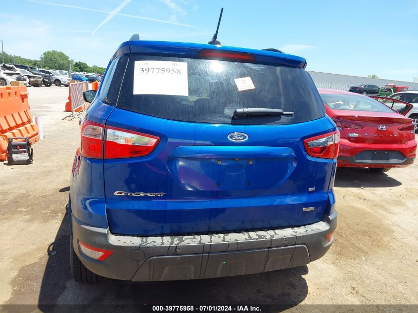2018 Ford Ecosport Se VIN: MAJ3P1TE0JC179703 Lot: 39775958