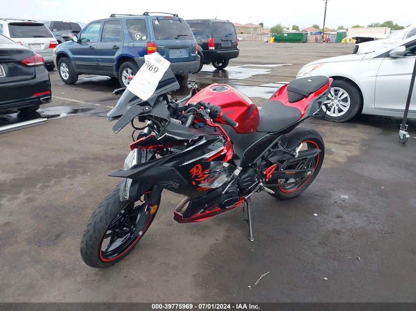 VIN JKAEXKG18PDAS3148 2023 KAWASAKI EX400