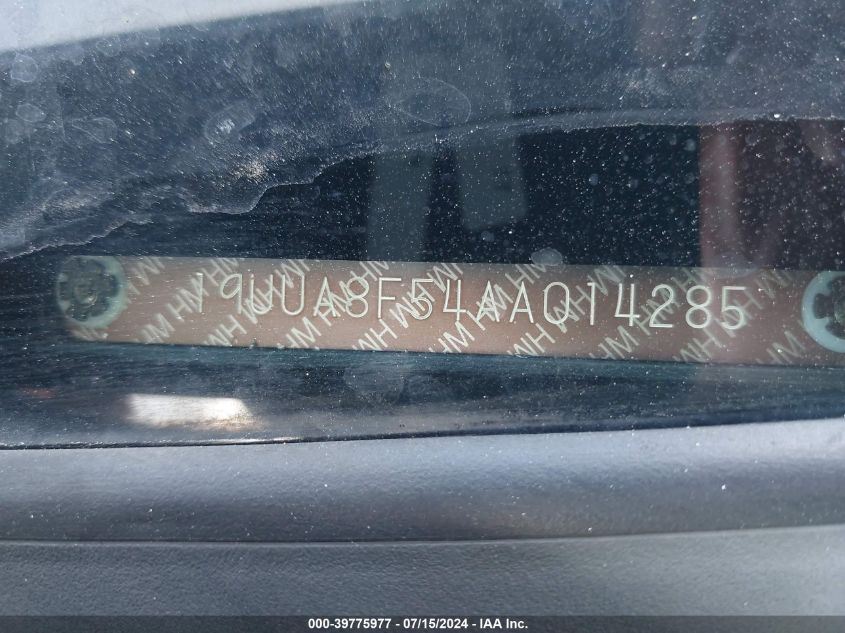 2010 Acura Tl 3.5 VIN: 19UUA8F54AA014285 Lot: 39775977