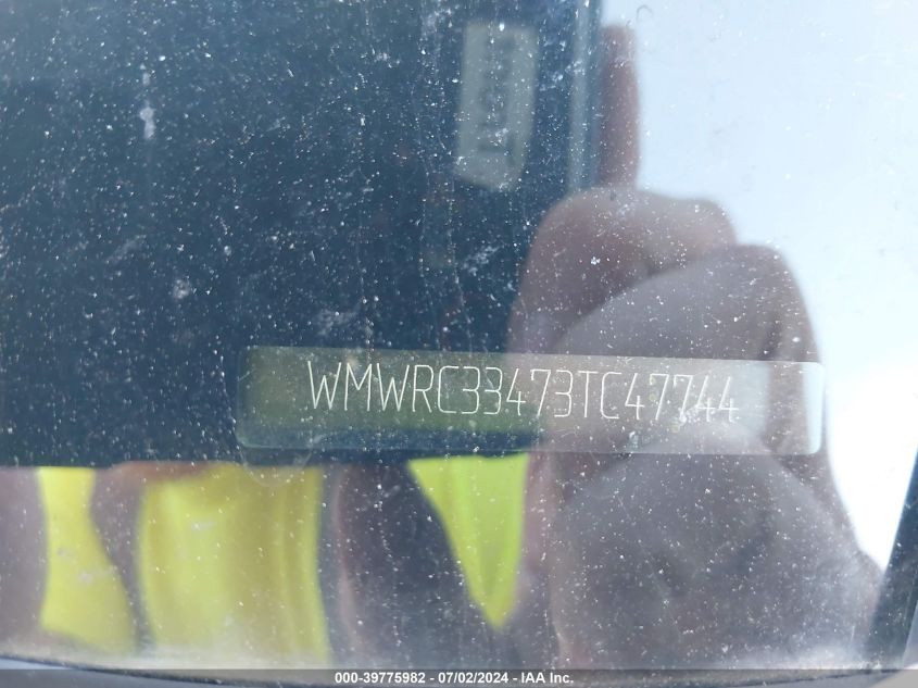 2003 Mini Cooper VIN: WMWRC33473TC47744 Lot: 39775982