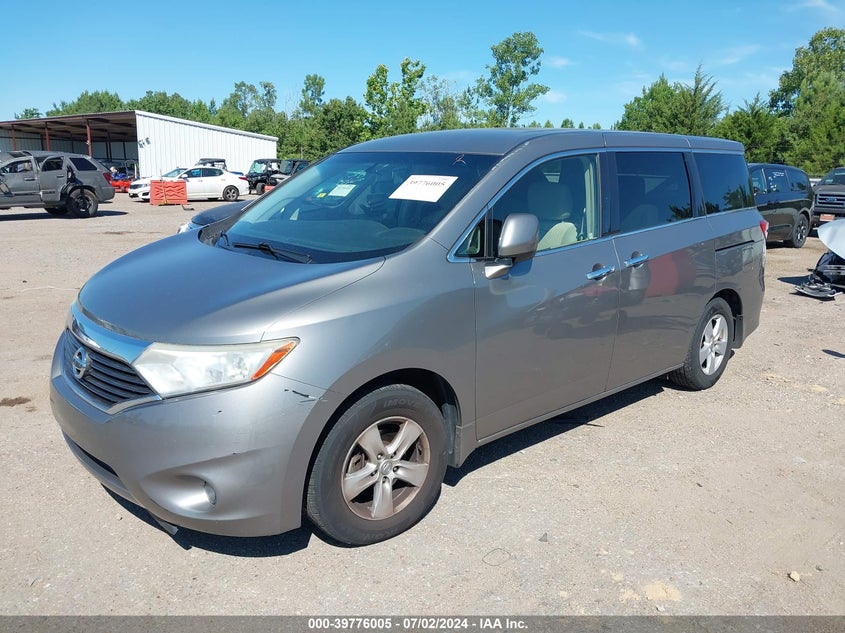2012 Nissan Quest S/Sv/Sl/Le VIN: JN8AE2KP0C9050297 Lot: 39776005