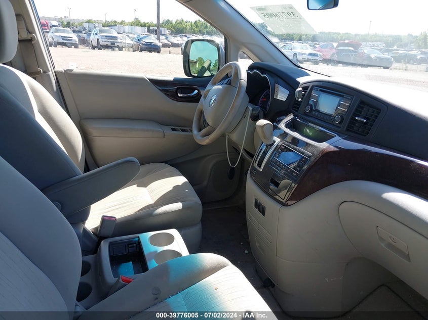 2012 Nissan Quest S/Sv/Sl/Le VIN: JN8AE2KP0C9050297 Lot: 39776005