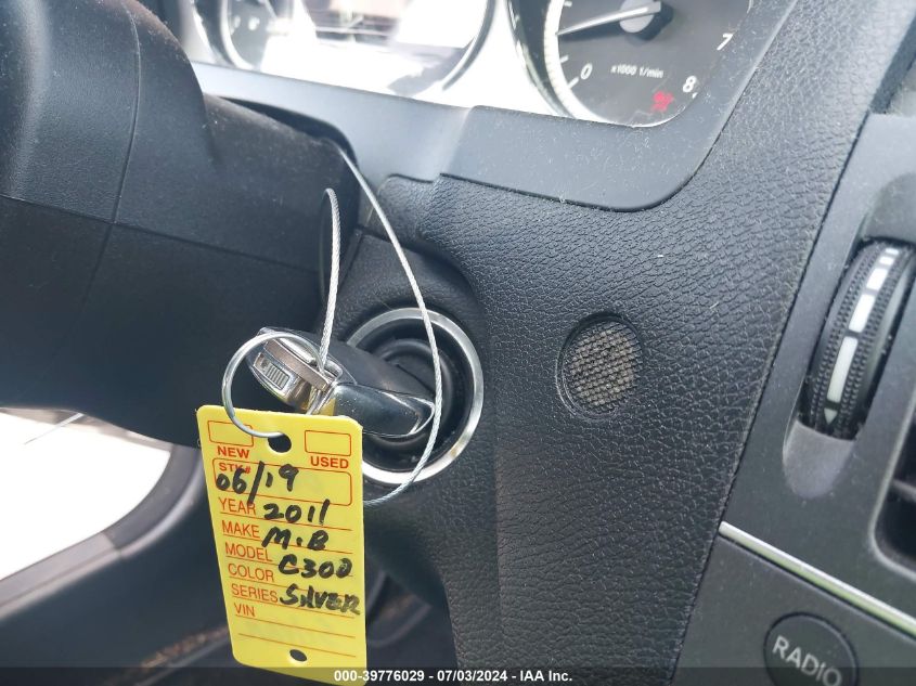 2011 Mercedes-Benz C 300 Luxury/Sport VIN: WDDGF5EB0BR174126 Lot: 39776029