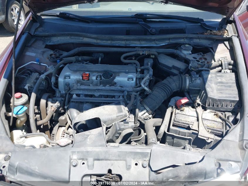 2010 Honda Accord 2.4 Ex-L VIN: 1HGCP2F82AA173744 Lot: 39776038