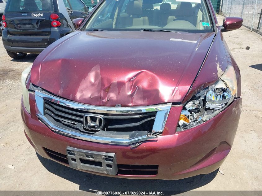 2010 Honda Accord 2.4 Ex-L VIN: 1HGCP2F82AA173744 Lot: 39776038