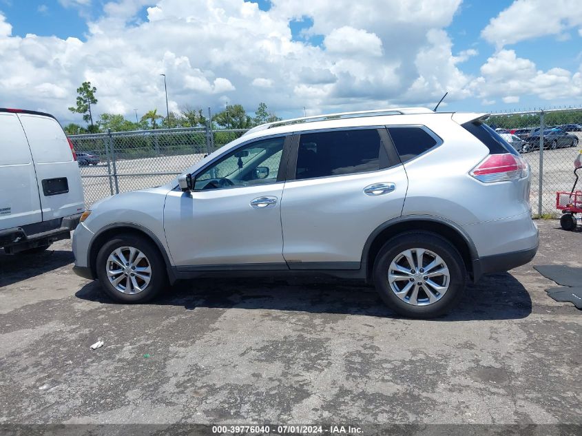 2016 Nissan Rogue Sv VIN: KNMAT2MT3GP661485 Lot: 39776040