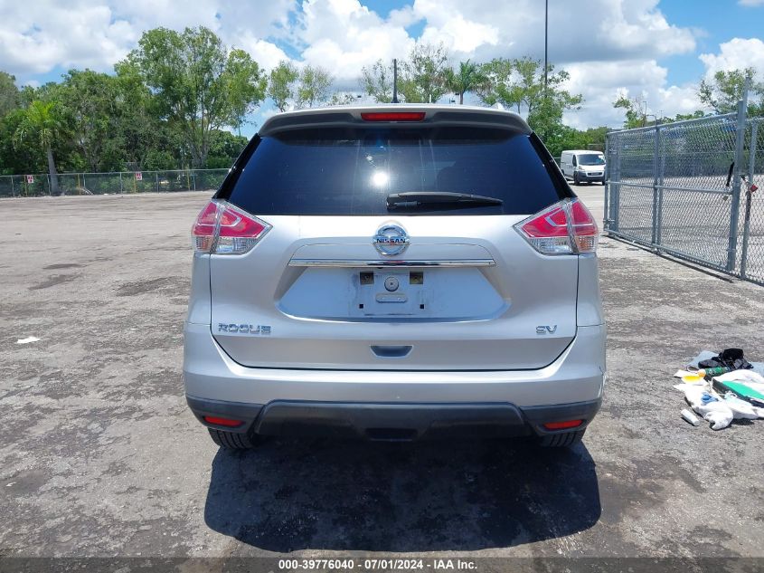 2016 Nissan Rogue Sv VIN: KNMAT2MT3GP661485 Lot: 39776040