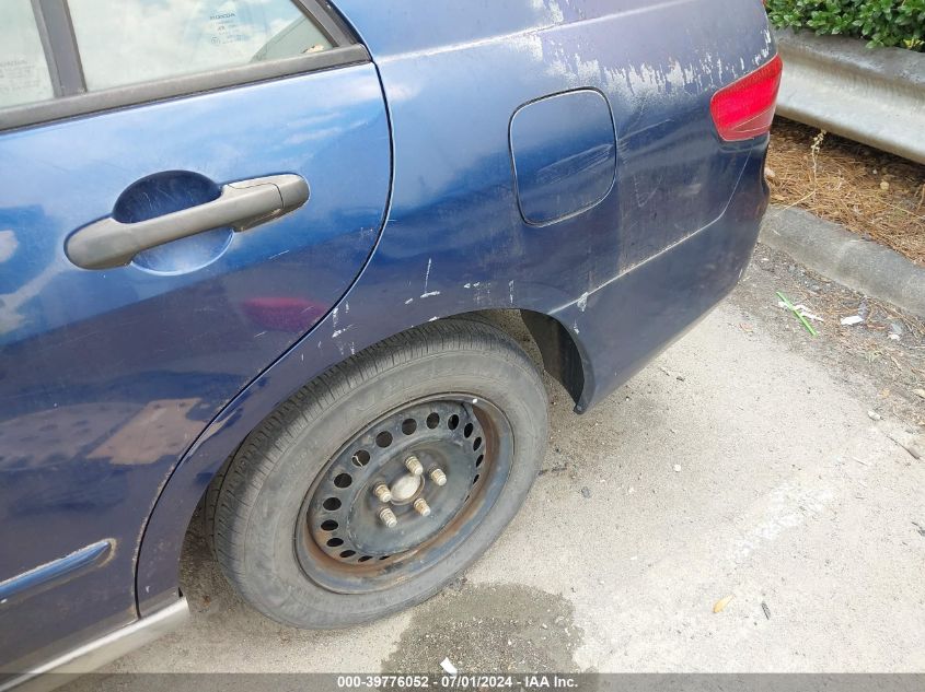 2005 Honda Accord 2.4 Dx VIN: 1HGCM56145A159699 Lot: 39776052