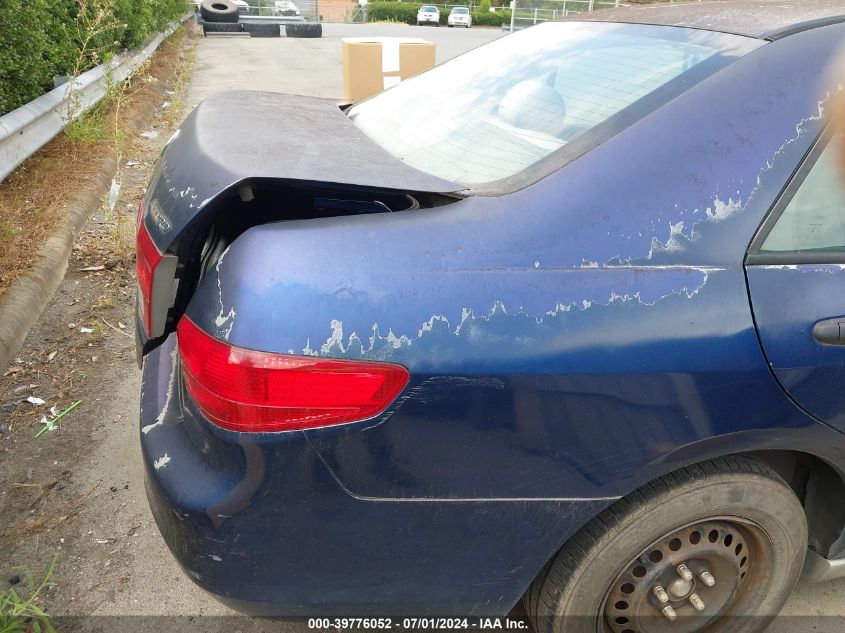 2005 Honda Accord 2.4 Dx VIN: 1HGCM56145A159699 Lot: 39776052