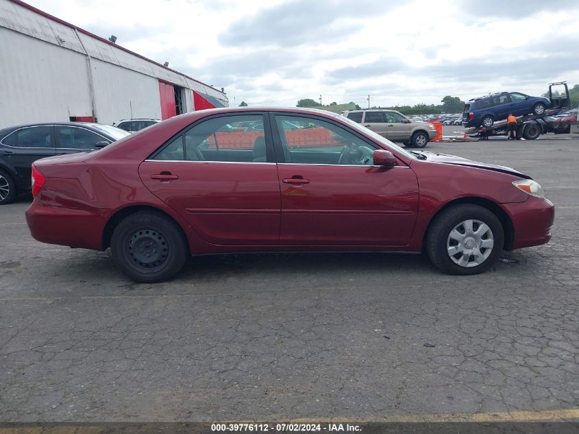 2004 Toyota Camry Le VIN: 4T1BE32K94U360467 Lot: 39776112