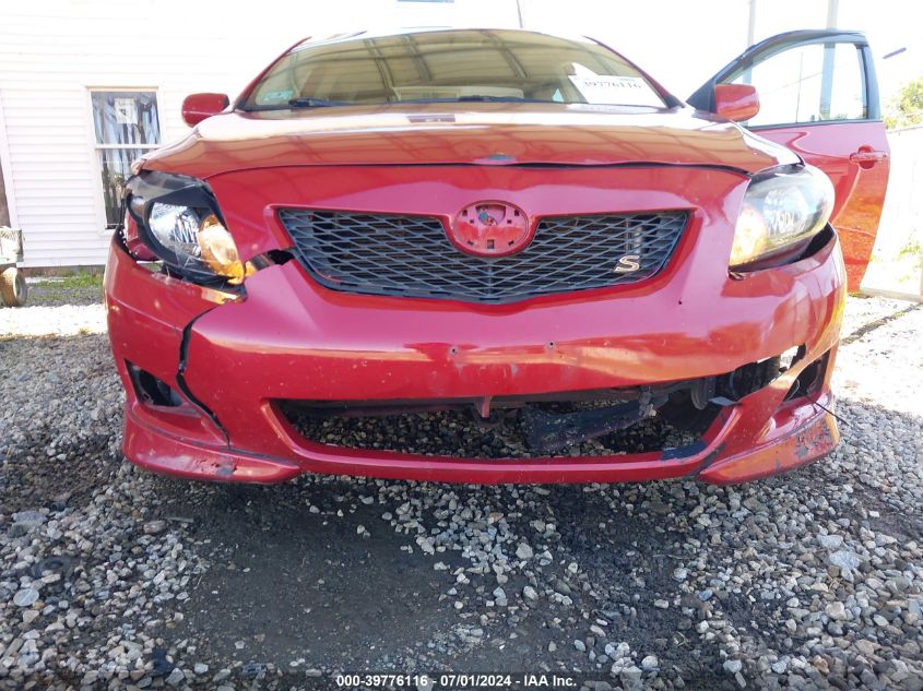 2009 Toyota Corolla S VIN: 1NXBU40E19Z069054 Lot: 39776116