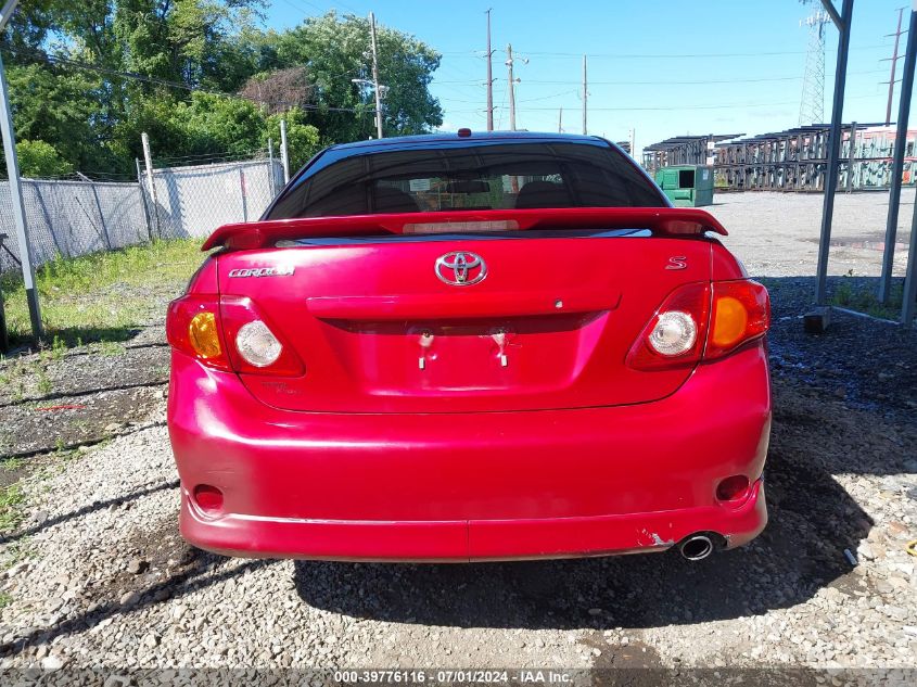 2009 Toyota Corolla S VIN: 1NXBU40E19Z069054 Lot: 39776116