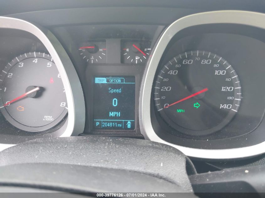 2013 Chevrolet Equinox Ls VIN: 2GNALBEK5D6394360 Lot: 39776126