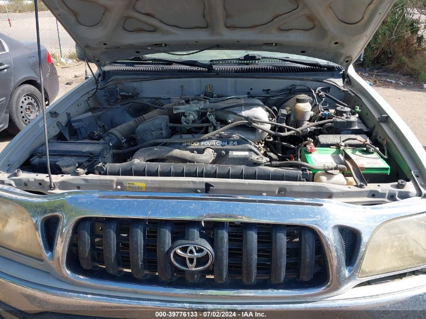 2001 Toyota Tacoma Double Cab Prerunner VIN: 5TEGN92N41Z783046 Lot: 39776133