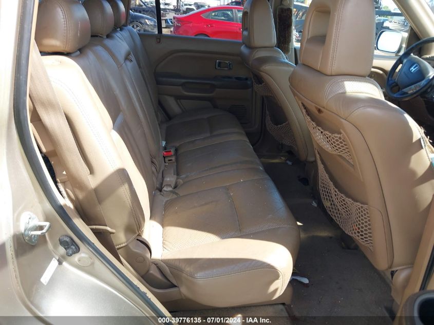 2005 Honda Pilot Ex-L VIN: 5FNYF18575B029365 Lot: 39776135