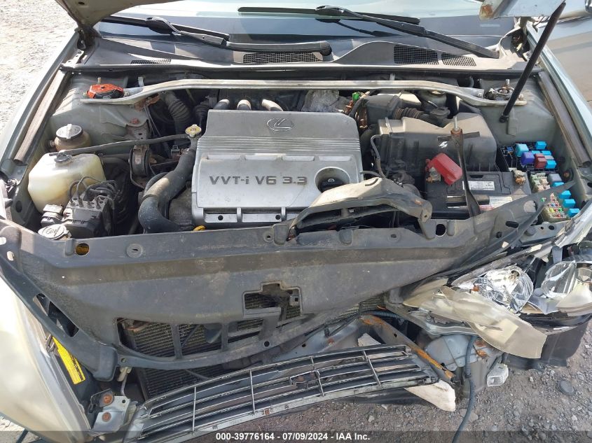 2004 Lexus Es 330 VIN: JTHBA30G745032780 Lot: 39776164