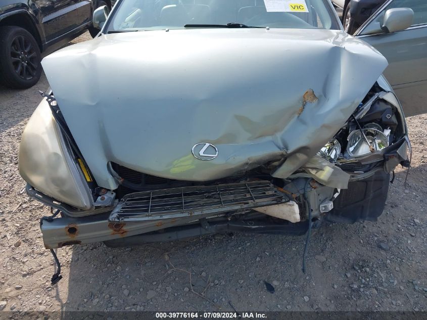 2004 Lexus Es 330 VIN: JTHBA30G745032780 Lot: 39776164