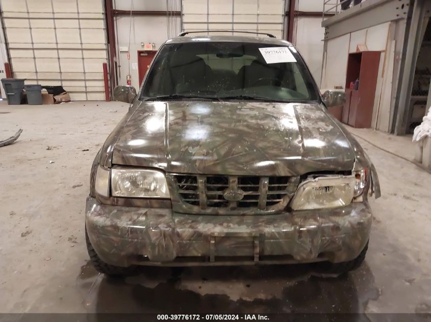 1999 Kia Sportage Ex VIN: KNDJA7238X5608511 Lot: 39776172