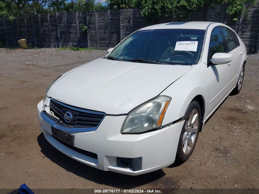 2007 Nissan Maxima 3.5 Se VIN: 1N4BA41E17C804085 Lot: 39776177