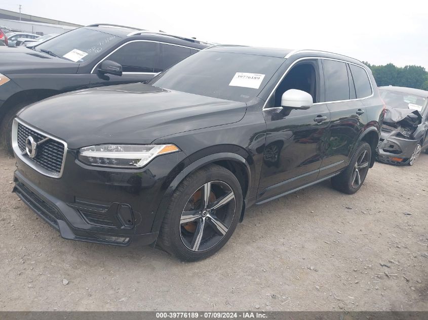 2016 Volvo Xc90 T6 R-Design VIN: YV4A22PM5G1051885 Lot: 39776189