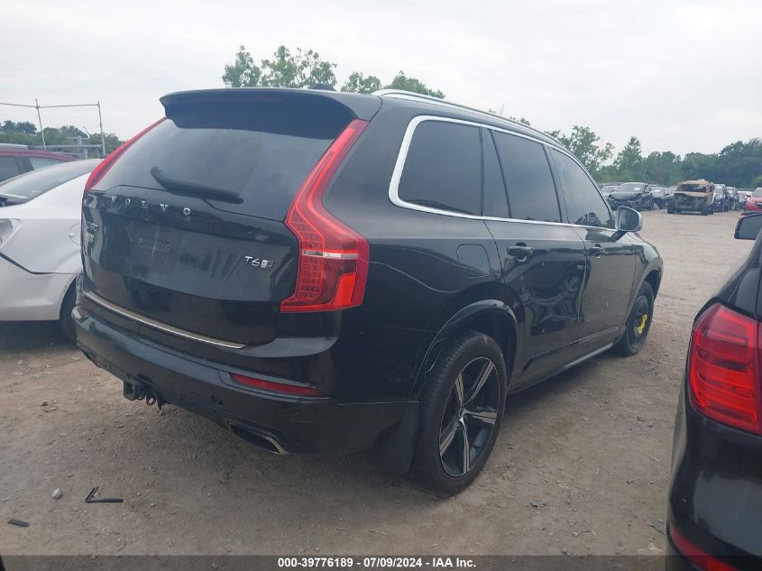 2016 Volvo Xc90 T6 R-Design VIN: YV4A22PM5G1051885 Lot: 39776189