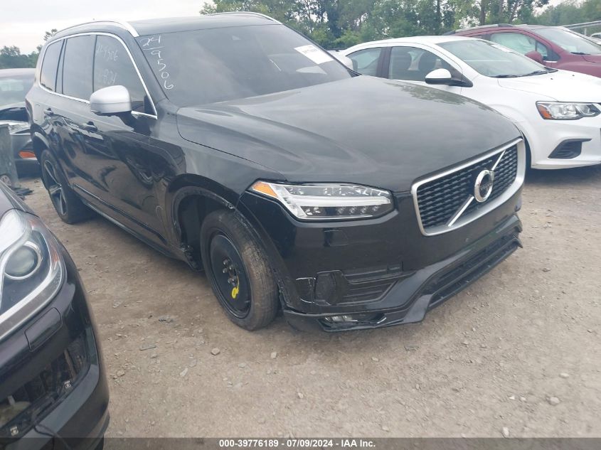 2016 Volvo Xc90 T6 R-Design VIN: YV4A22PM5G1051885 Lot: 39776189