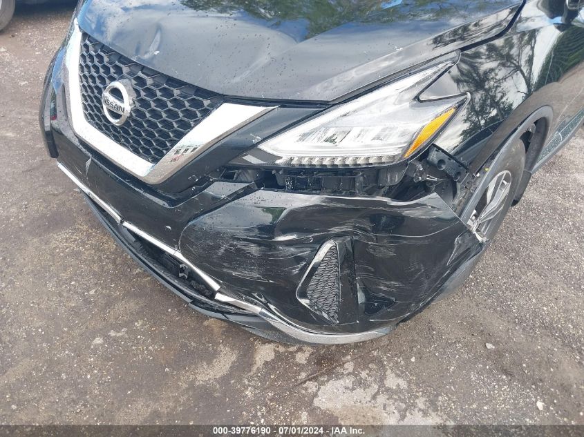 2020 Nissan Murano Sv Fwd VIN: 5N1AZ2BJ9LN166094 Lot: 39776190