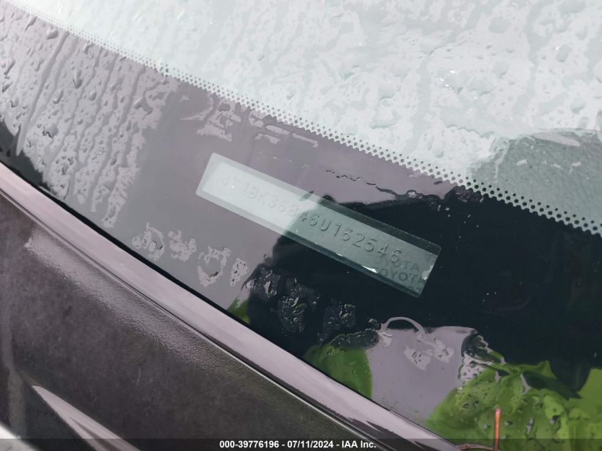 2006 Toyota Avalon Touring VIN: 4T1BK36B46U162546 Lot: 39776196