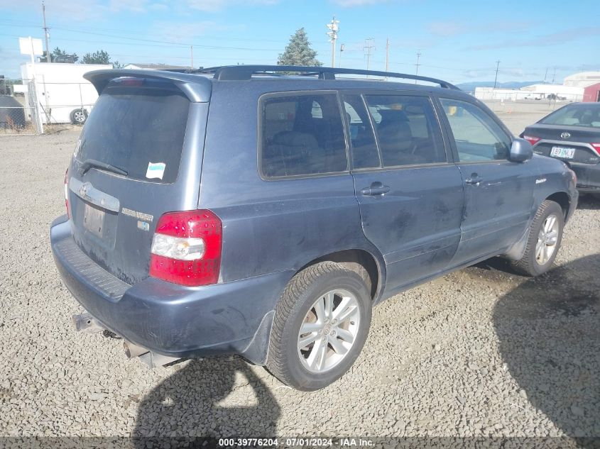 JTEEW21A460015144 2006 Toyota Highlander Hybrid Limited V6