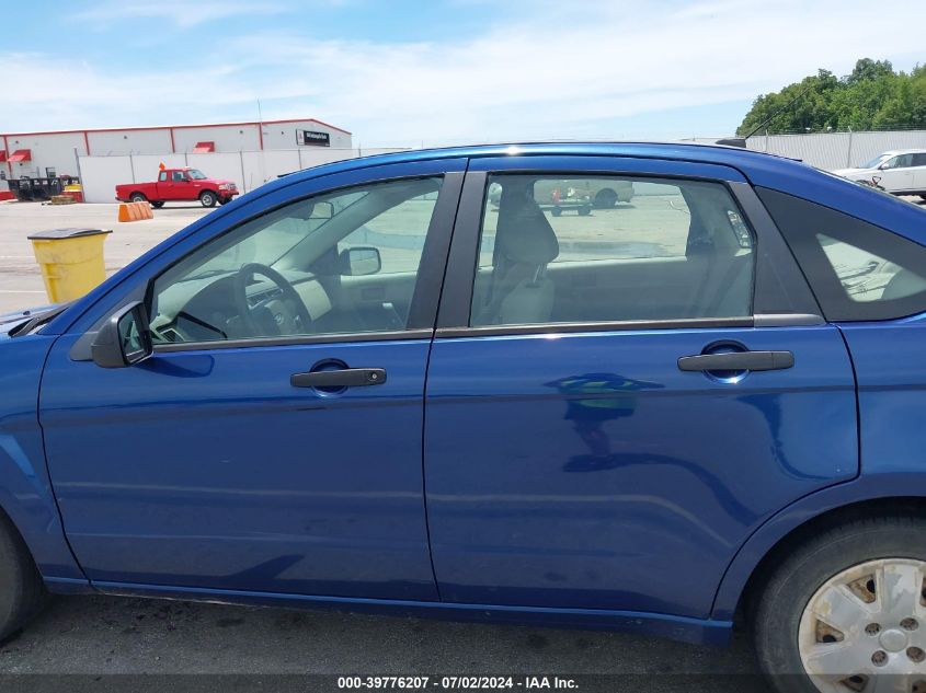 2008 Ford Focus S VIN: 1FAHP34N88W150524 Lot: 39776207