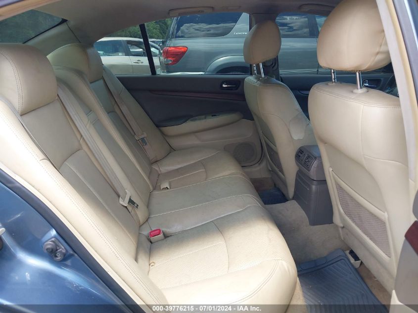 2007 Infiniti G35X VIN: JNKBV61F47M814668 Lot: 39776215