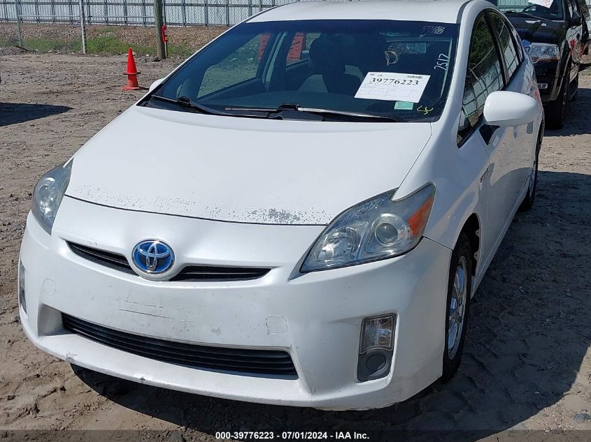 2011 Toyota Prius Two VIN: JTDKN3DU5B1347782 Lot: 39776223