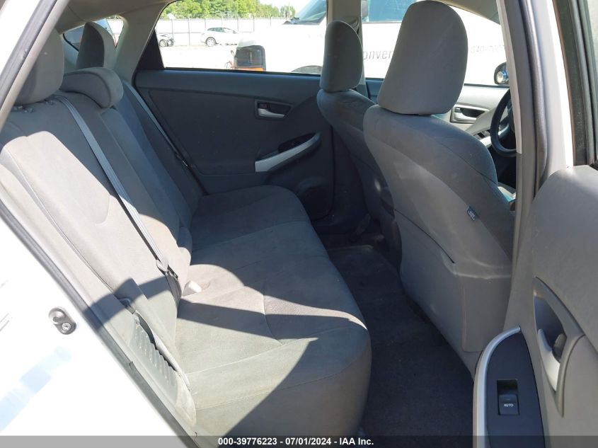 2011 Toyota Prius Two VIN: JTDKN3DU5B1347782 Lot: 39776223