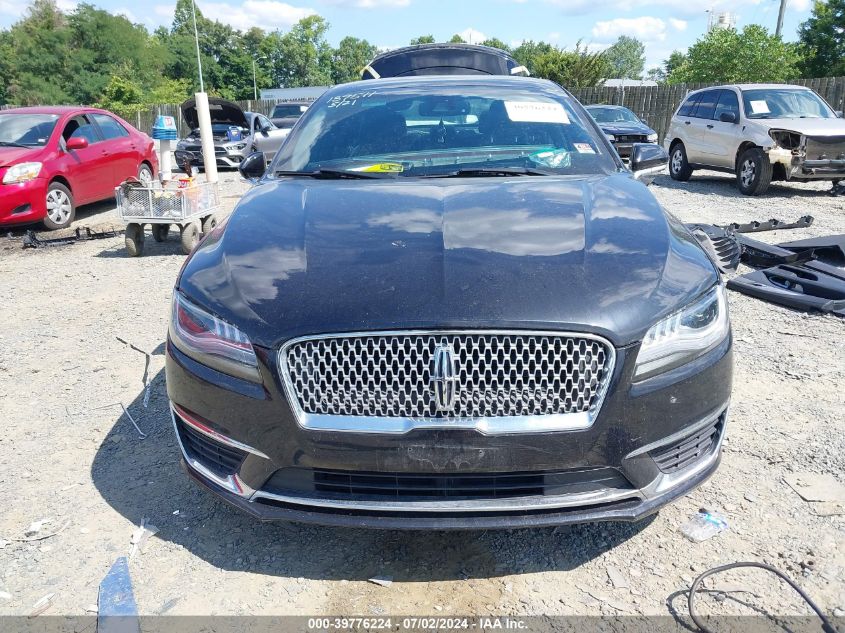 2019 Lincoln Mkz Hybrid Standard VIN: 3LN6L5KU9KR628197 Lot: 39776224