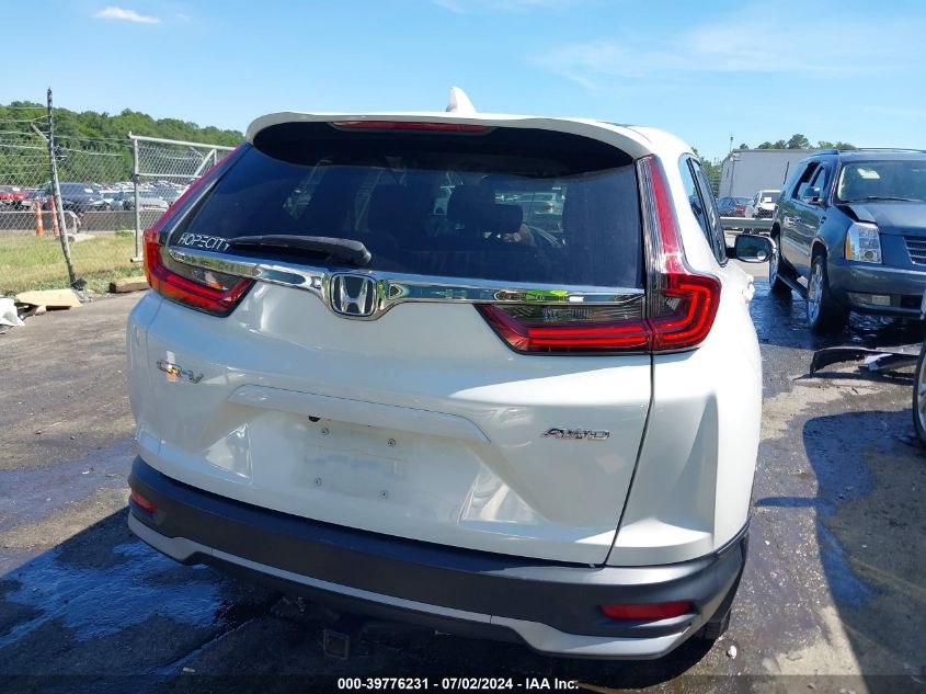 2020 Honda Cr-V Awd Ex VIN: 5J6RW2H58LL047551 Lot: 39776231