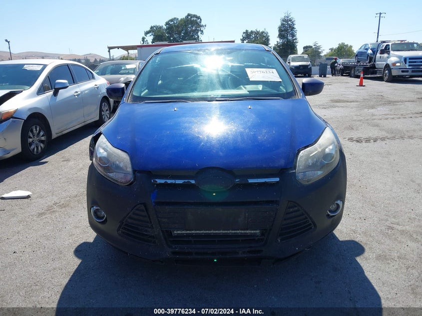 2012 Ford Focus Se VIN: 1FAHP3F28CL362806 Lot: 39776234